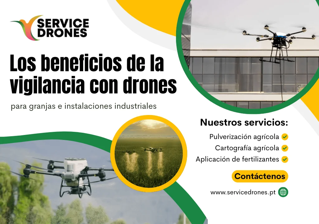 Los beneficios de la vigilancia con drones para granjas e industrias