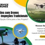 Drones versus inspeções tradicionais
