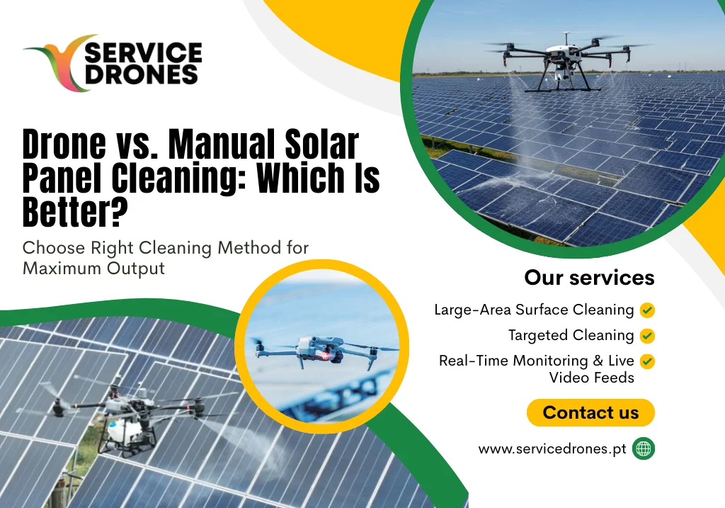 solar panel cleaning with drones