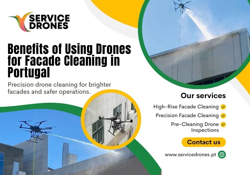 Benefits of Using Drones for Facade Cleaning in Portugal