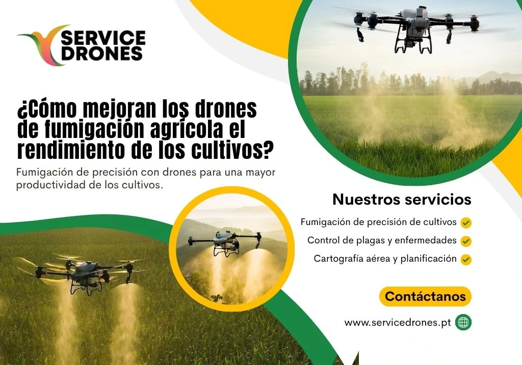 Cómo mejoran los drones de fumigación agrícola el rendimiento de los cultivos