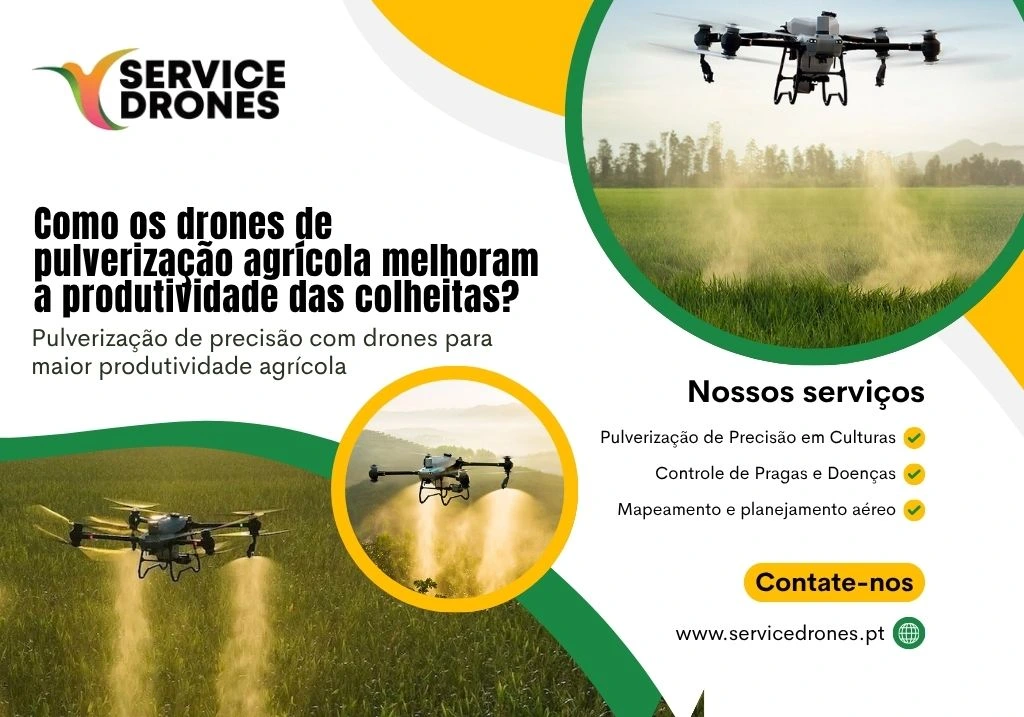 Como os drones de pulverização agrícola melhoram a produtividade das colheitas