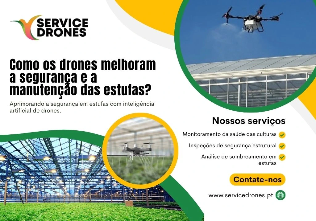 Drones para segurança em estufas