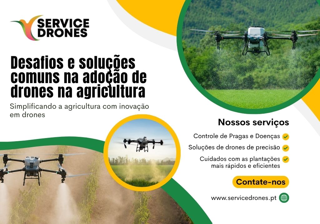 Desafios e soluções comuns na adoção de drones na agricultura