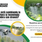 ¿Cómo está cambiando la agricultura la tecnología de siembra con drones?