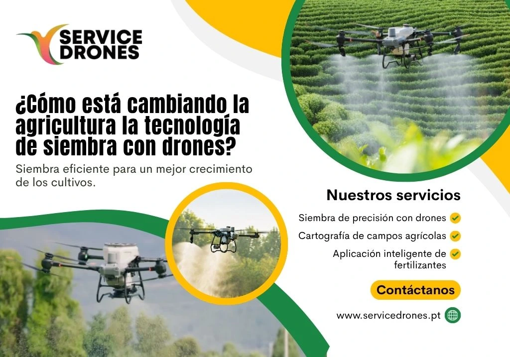 ¿Cómo está cambiando la agricultura la tecnología de siembra con drones?