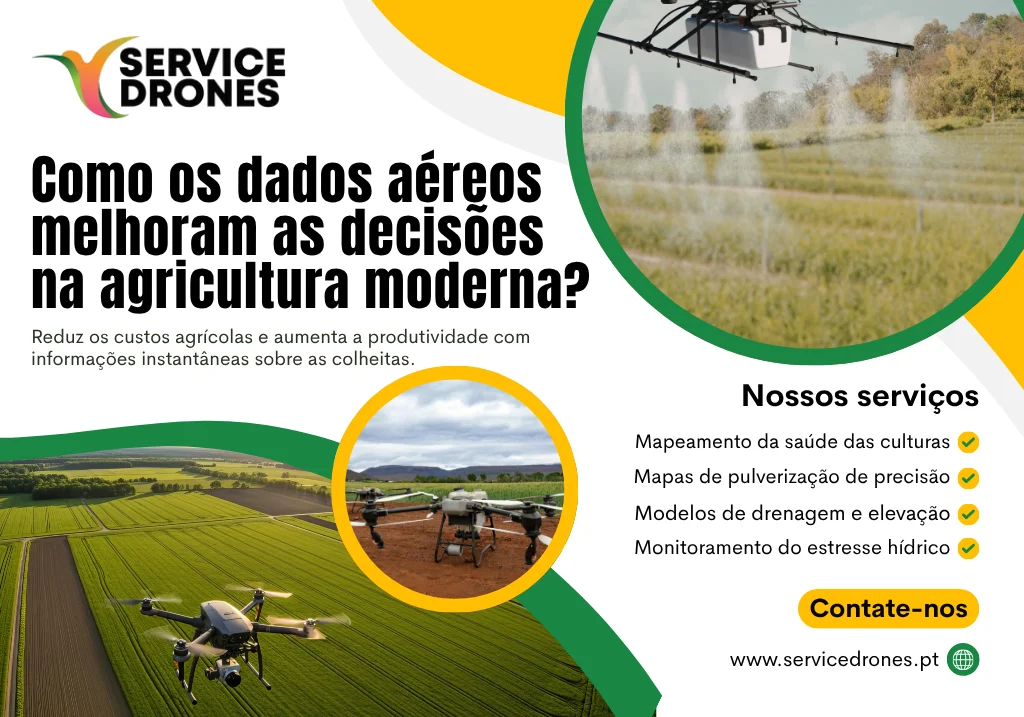 Como os dados aéreos melhoram as decisões na agricultura moderna