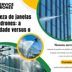 Limpieza de ventanas con drones