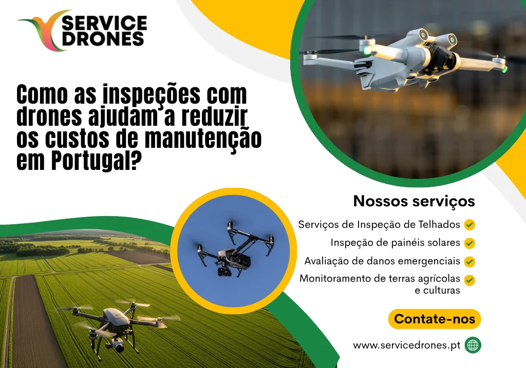 Como as inspeções com drones ajudam a reduzir os custos de manutenção em Portugal?