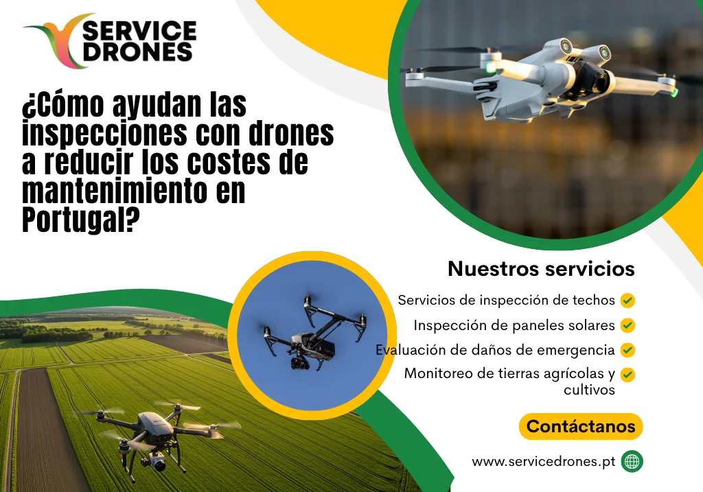 ¿Cómo ayudan las inspecciones con drones a reducir los costes de mantenimiento en Portugal?