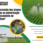 Drones agrícolas na pulverização de cultivos