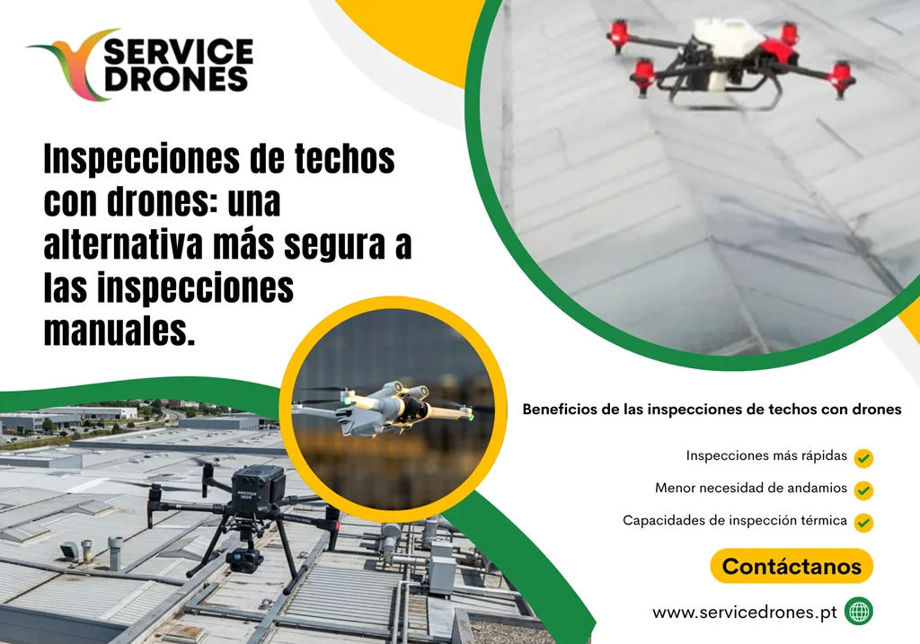 Inspecciones de tejados con drones